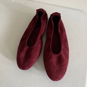 Arche Deep Red Women's Flats